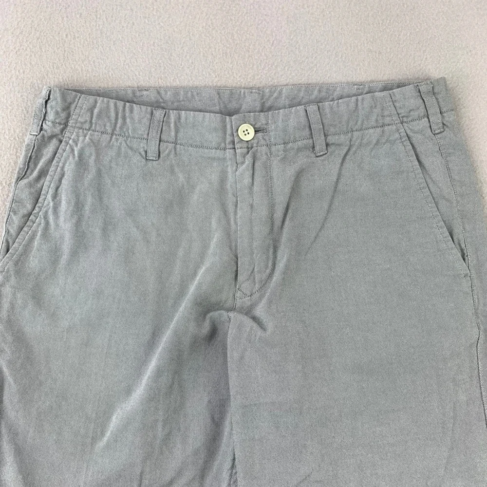Bonobos‎ Chino Pants Mens 34x30 Gray Casual Cotton Straight Leg Trousers Career
